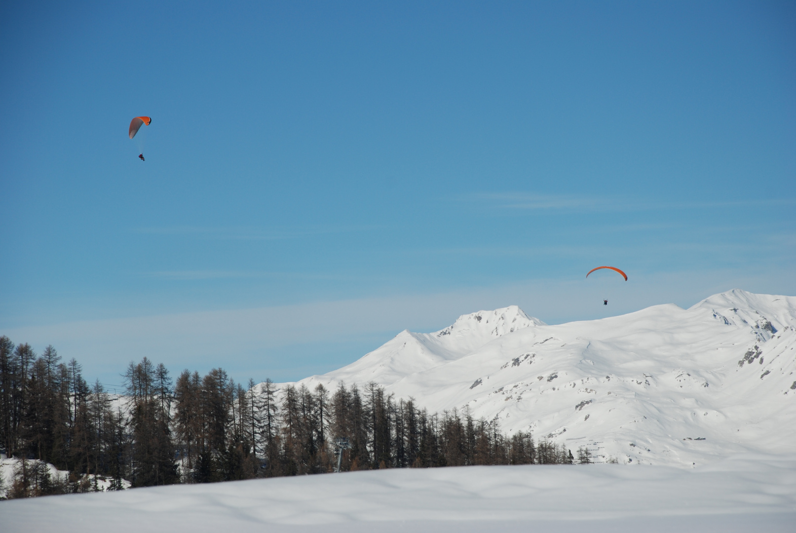 parapentes...