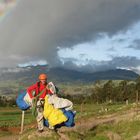 Parapentiando en Tunchi