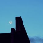 Parapet and the moon