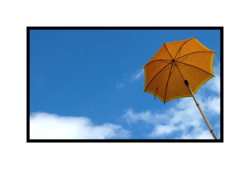 Parapluie jaune