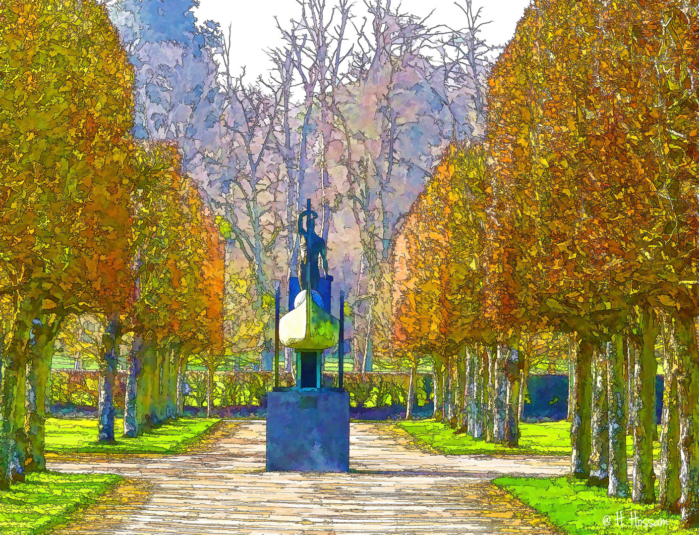 Parc du château de Rambouillet.