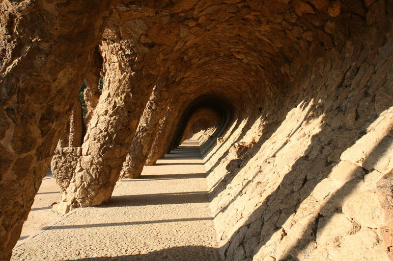 PARC GÜELL Barcelona - Säulengang