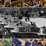 Parc Güell - Detail und Ansicht