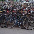 parcheggio delle biciclette a Ferrara