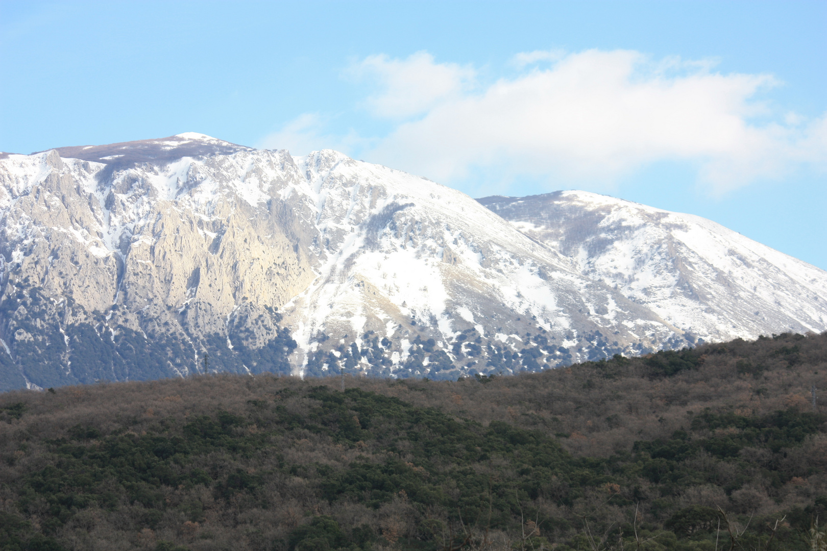 Parco delle montagne Madonie la settimana scorsa ... Madonie mountains last week