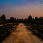 parco giardino della Reggia di Colorno ultimi momenti di luce