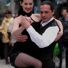 Pareja de tango en la calle Florida - Buenos Aires - Argentina