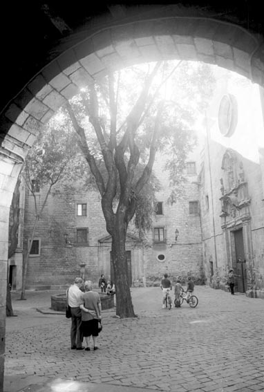 Pareja en Barcelona