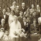 Parigi - anni 30 - matrimonio di figurinai di Lucchio emigrati in Francia