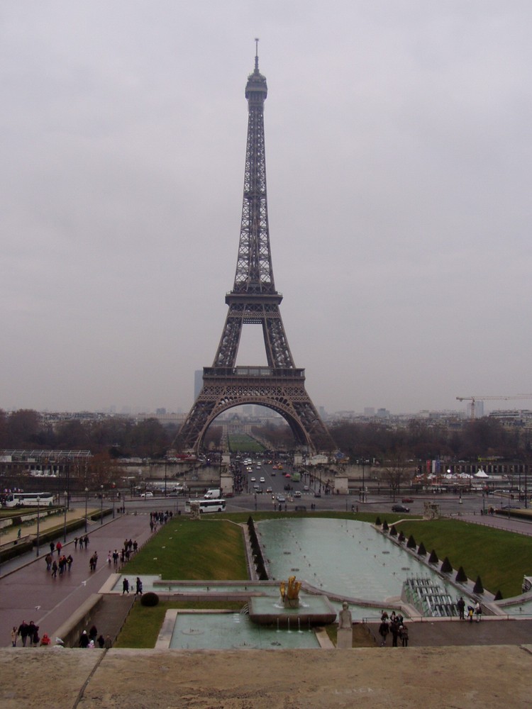 parigi veduta della tour eiffel