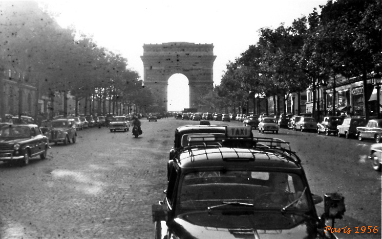 Paris 1956 - Autos