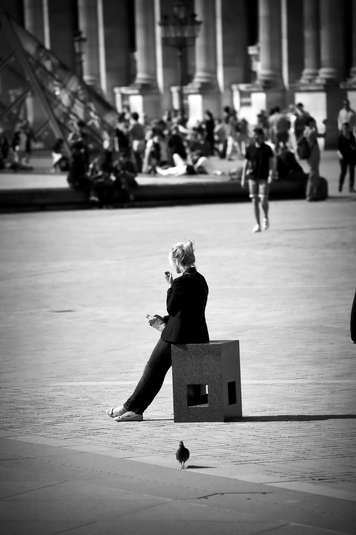 Paris 2011 - Mittags am Louvre