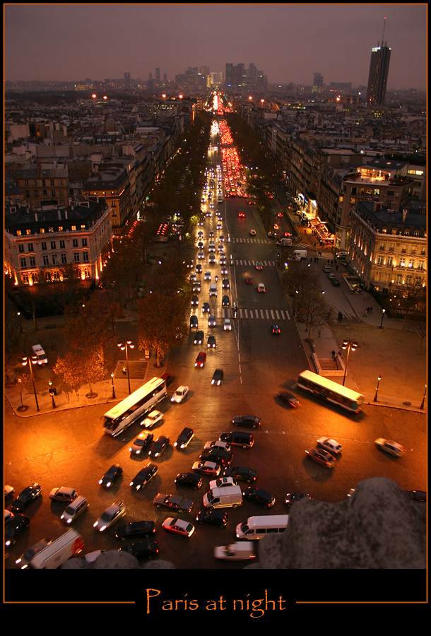 Paris at night