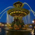 Paris - auf dem Place de la Concorde am Abend