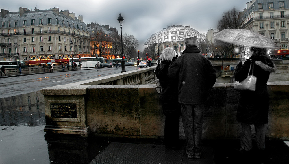 París bajo la lluvia