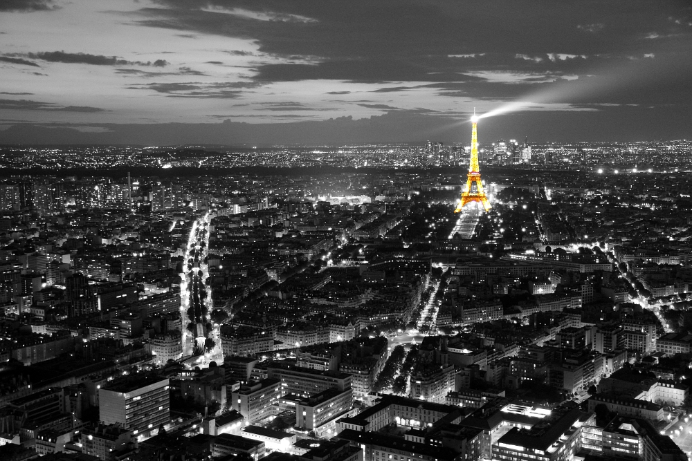 Paris bei Nacht.