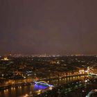 Paris bei Nacht vom Eifelturm