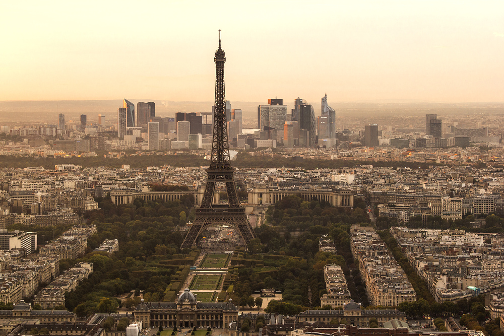 Paris bei Sonnenuntergang