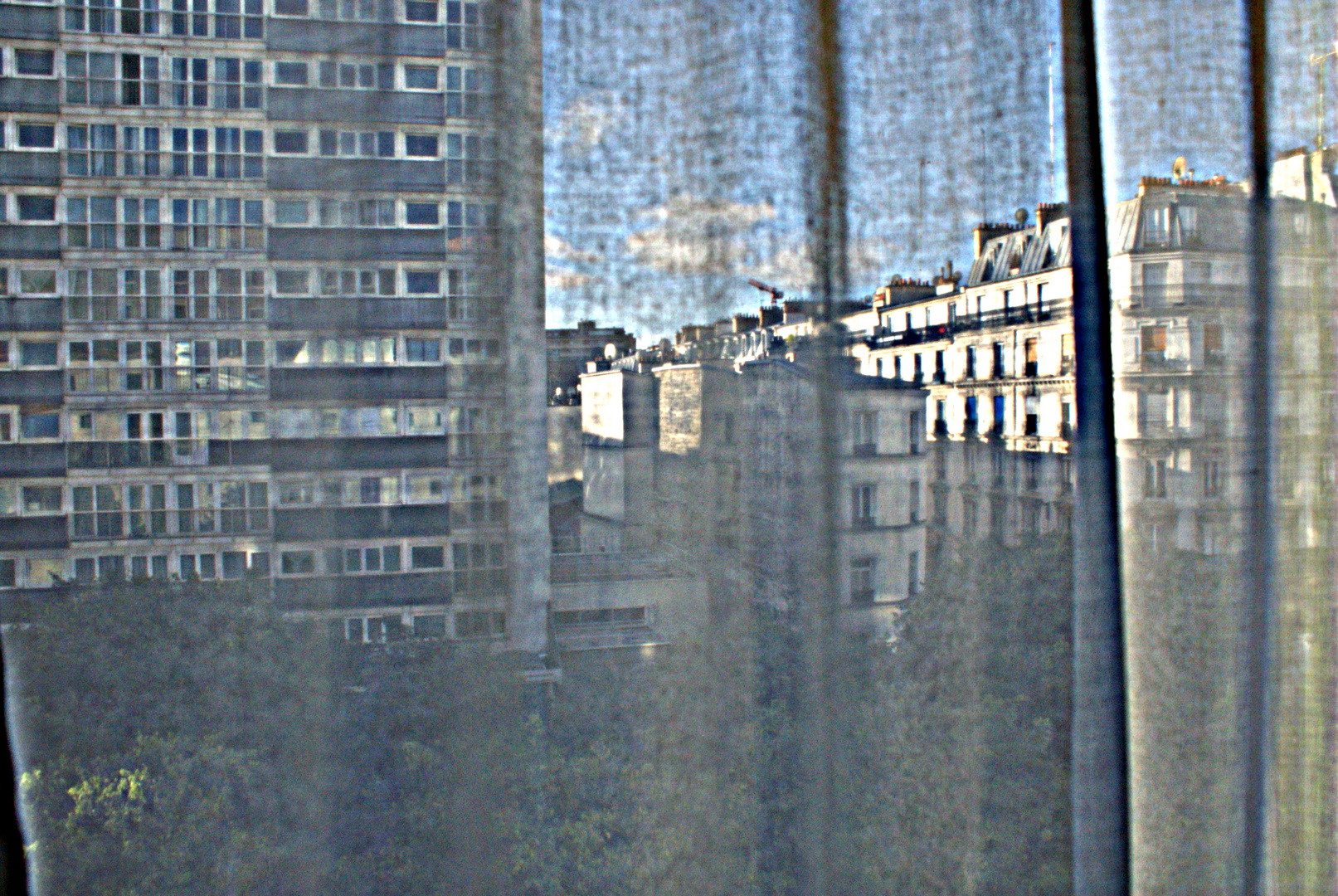 Paris: Blick aus meinem Hotelfenster [La Vilette - Avennue De Flandres]
