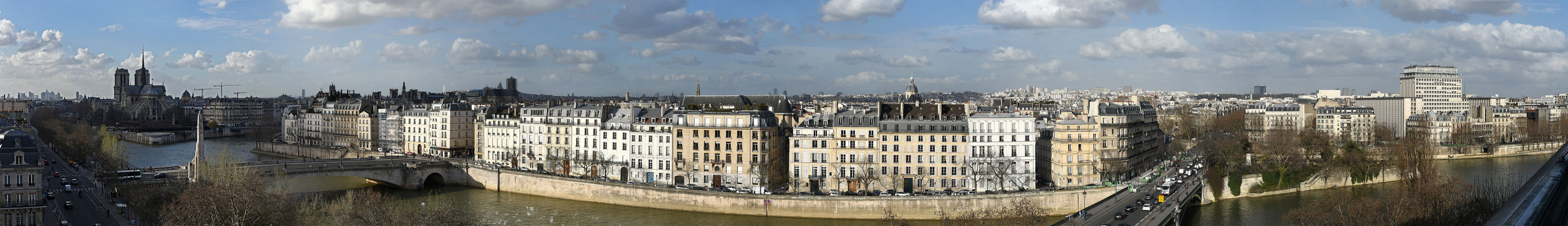 Paris Blick vom Institut du monde arabe 