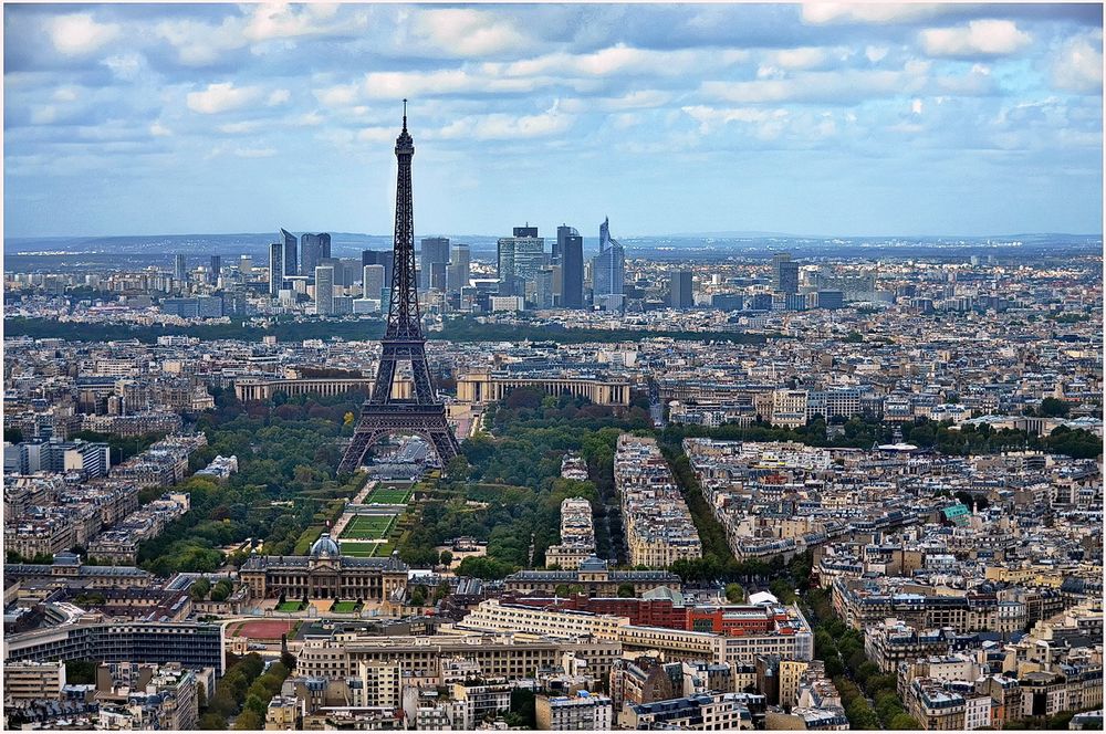 Paris - Blick zum Eiffelturm