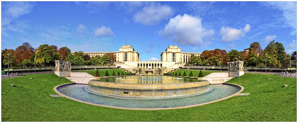 Paris - Blick zum Esplanade du Trocadero