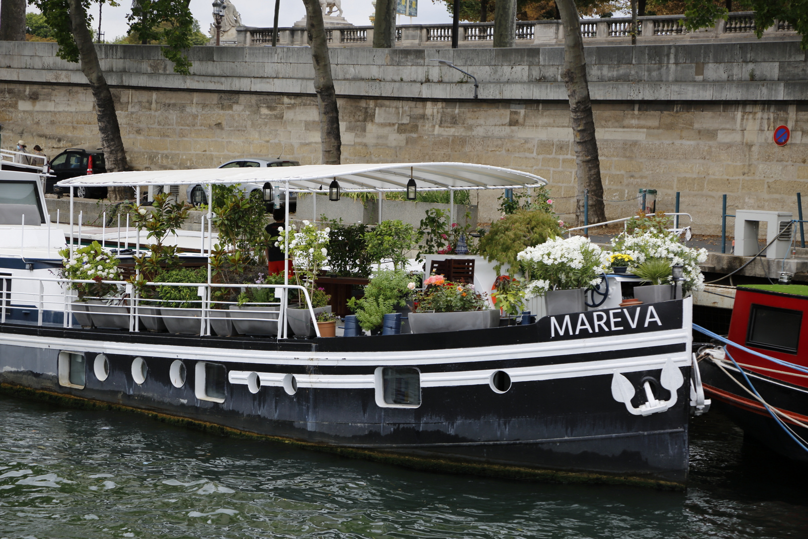 Paris - Boot am Seineufer