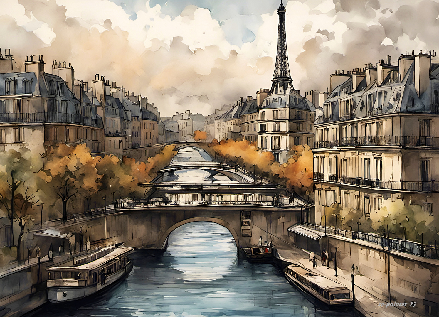 Paris, capitale de la France et en même temps « Ville de l'Amour ».