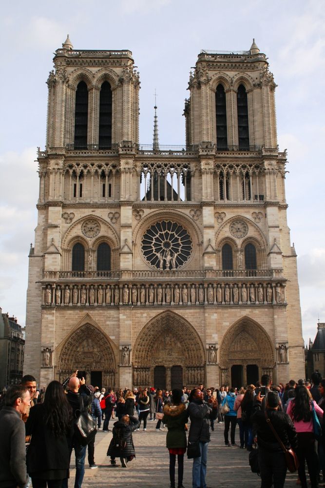 Paris, Cathédrale Notre-Dame (Herbst 2017)