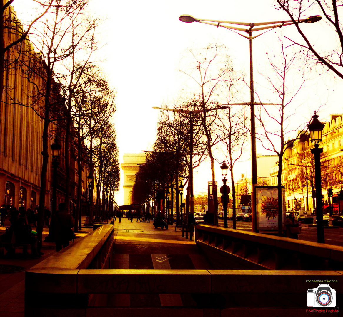 Paris, Champs Elysees - 2015.