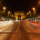 Paris Champs-Élysées bei Nacht