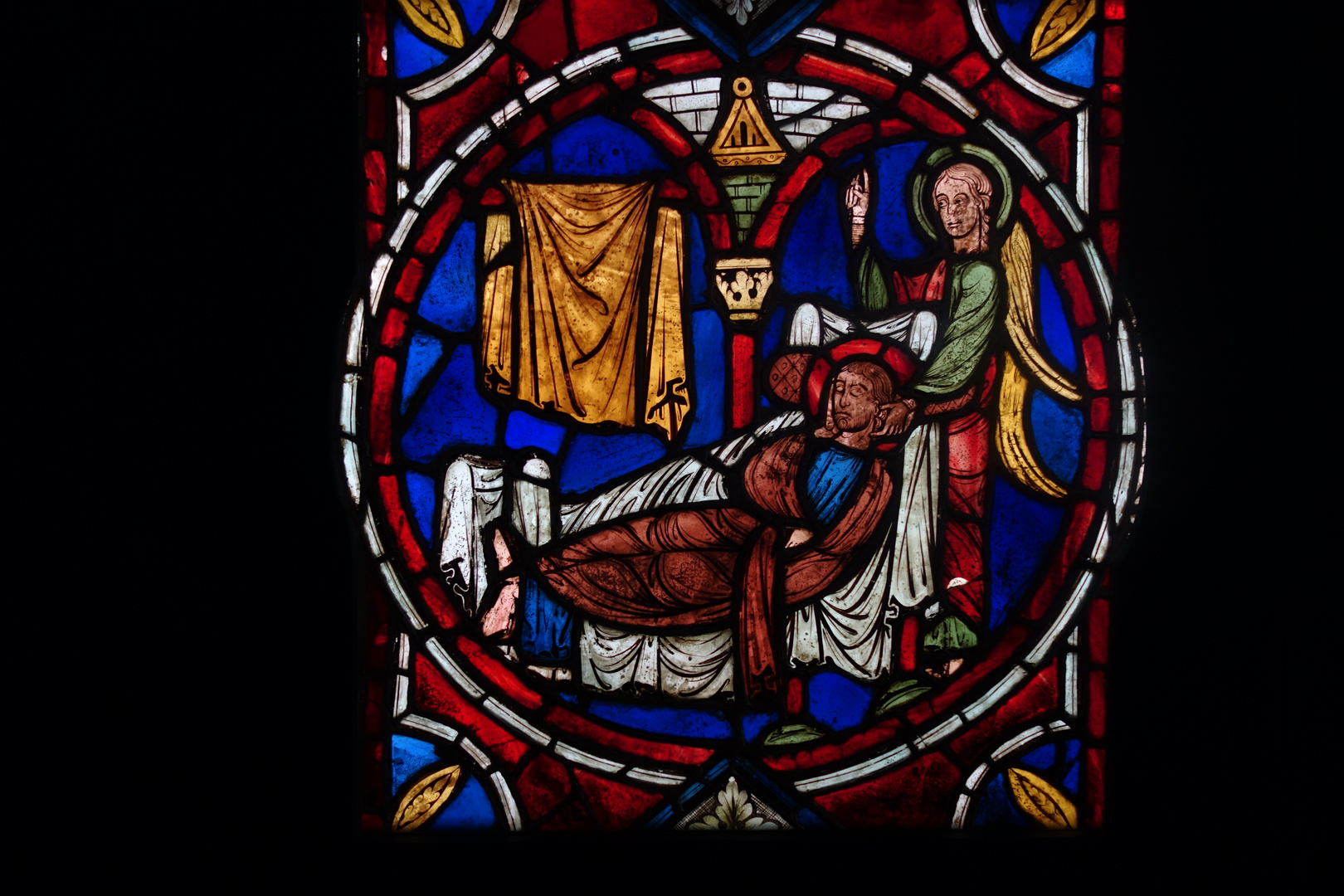 Paris, Cluny museum, stain glass