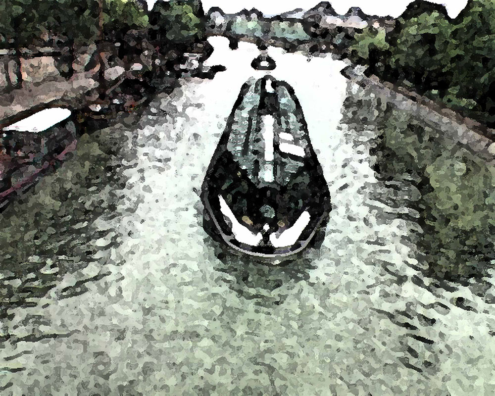 Paris Digital - A Ship on the Seine River