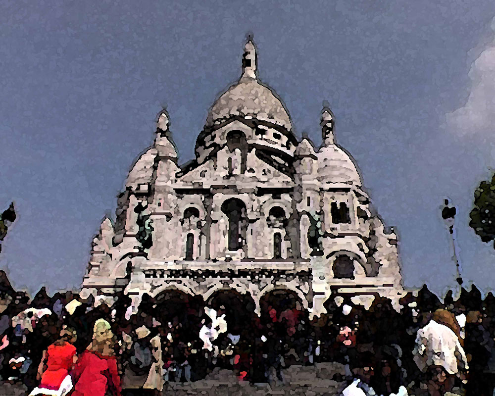 Paris Digital Impressionism - Sacré-Cœur