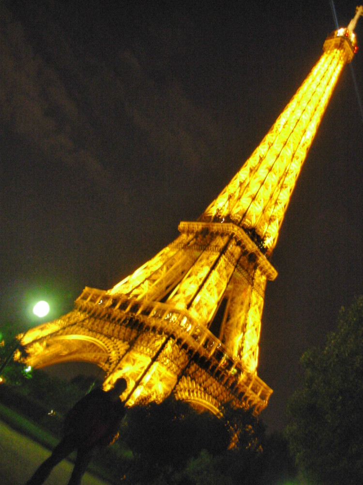 Paris Eifelturm bei Nacht