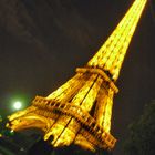 Paris Eifelturm bei Nacht