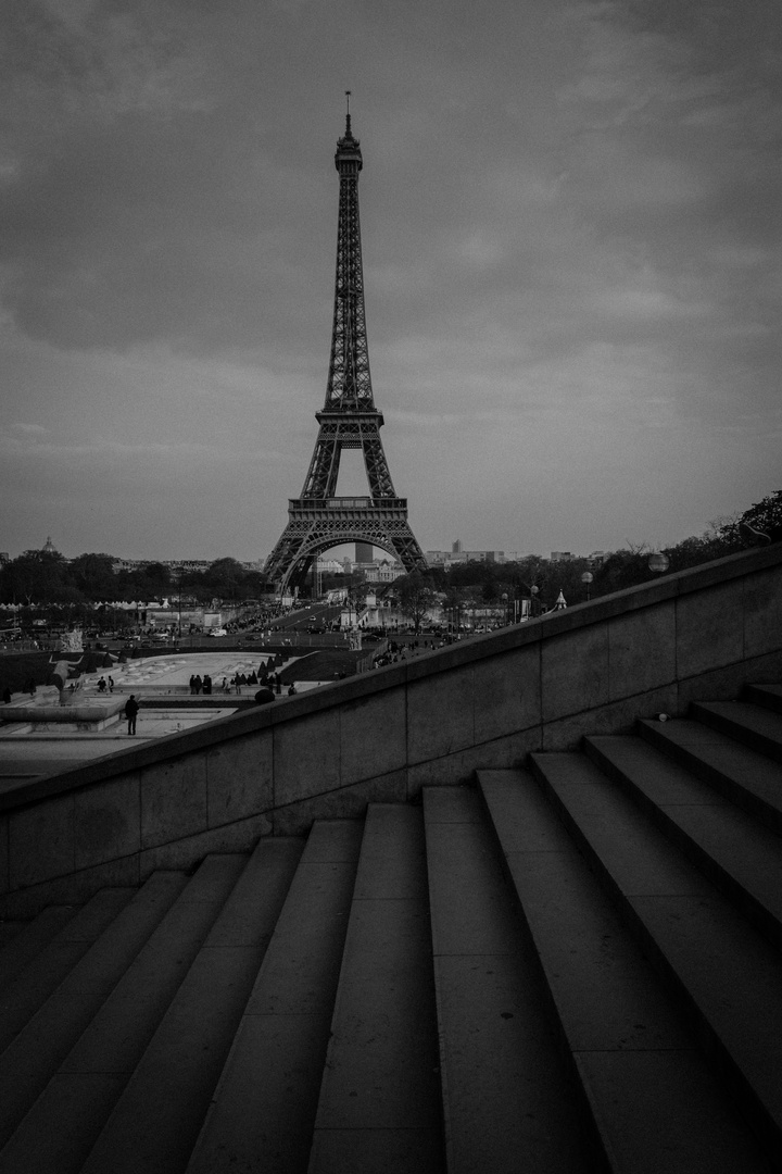 Paris - Eiffelturm - Blick vom Trocadéro