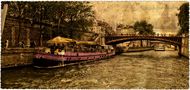 Paris en bateau . Le pont au double . de Joëlle Millet 