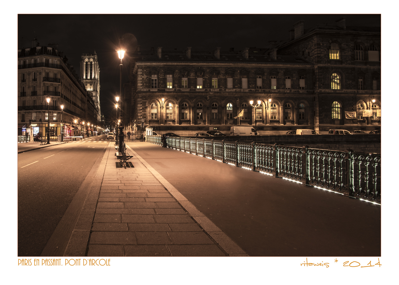 Paris en Passant. Pont d'Arcole