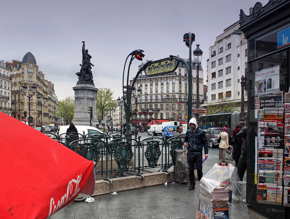 Paris en pluie - I -