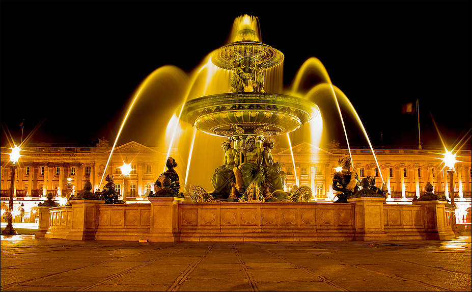 Paris, Fontaine Place de la Concorde, Brunnen