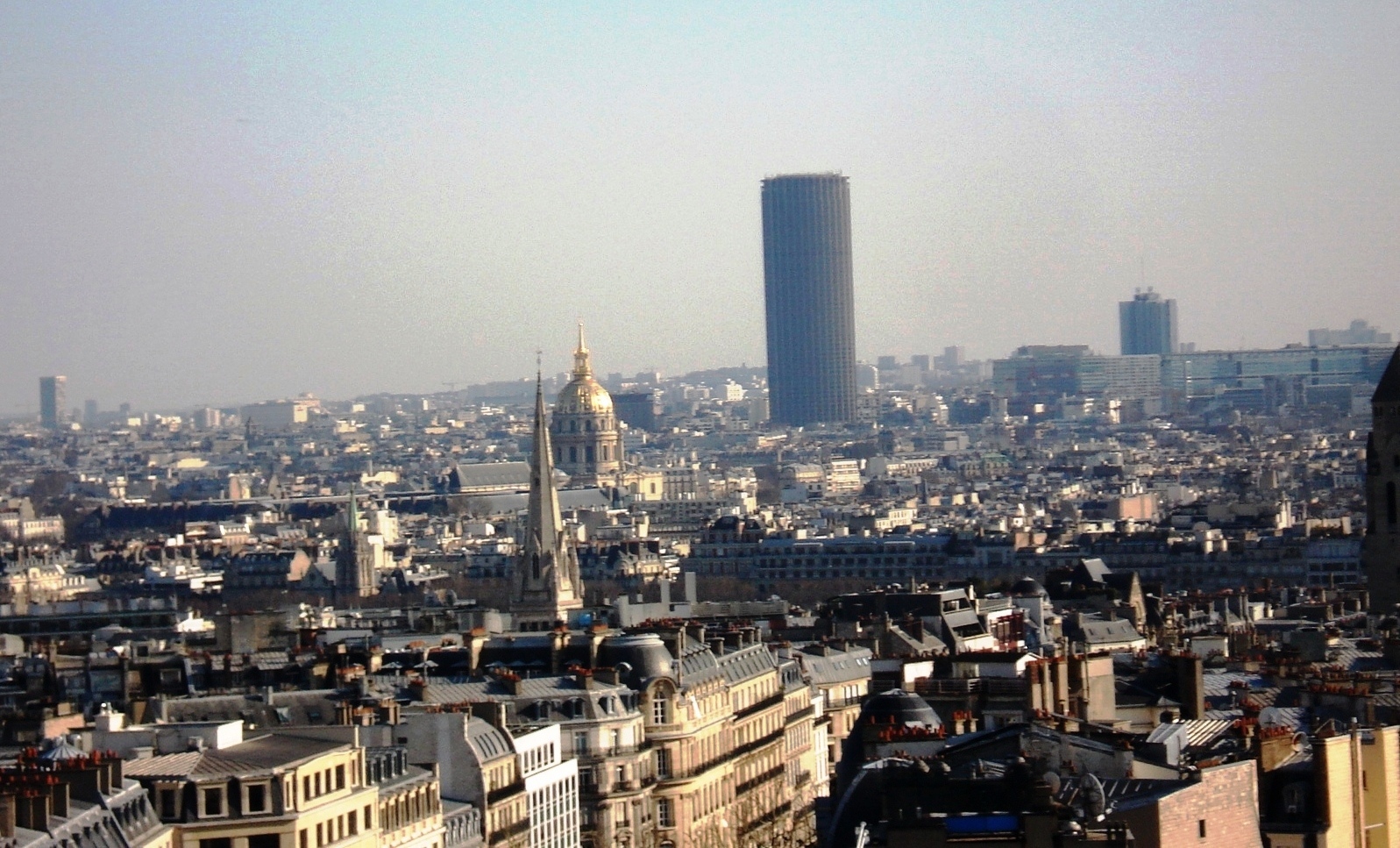 Paris- Foto q tirei do alto do Arco do Triunfo