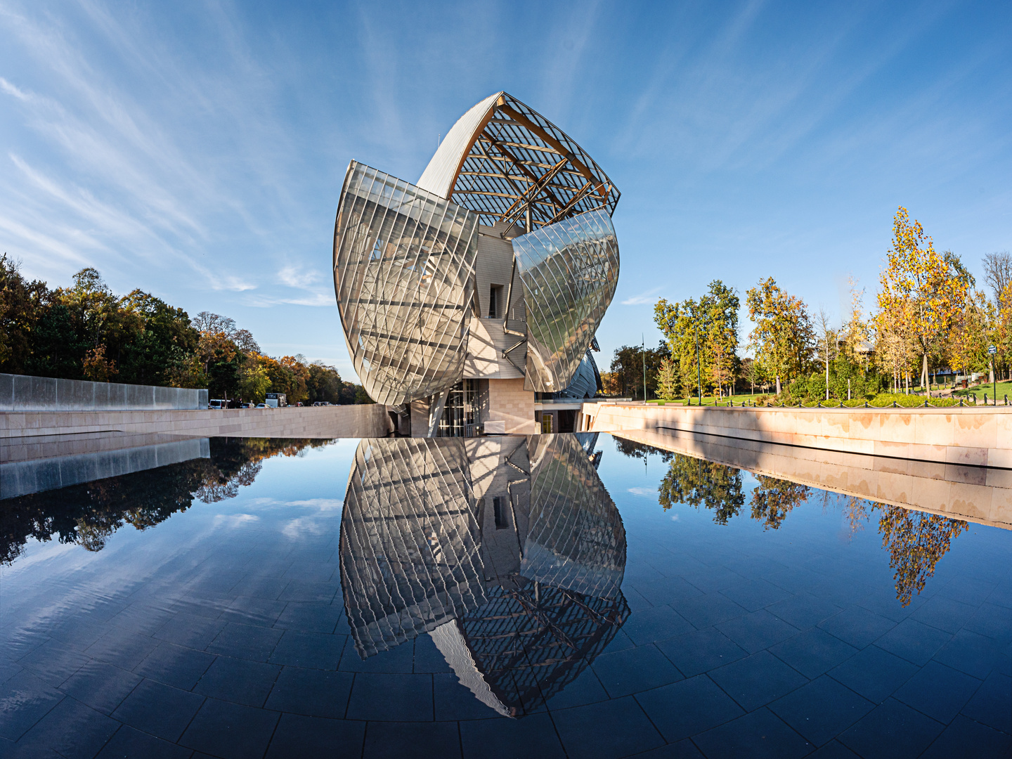 Paris. Foundation Louis Vuitton. Frank Gehry.