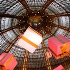 Paris. Galerie Lafayette zu Weihnachten