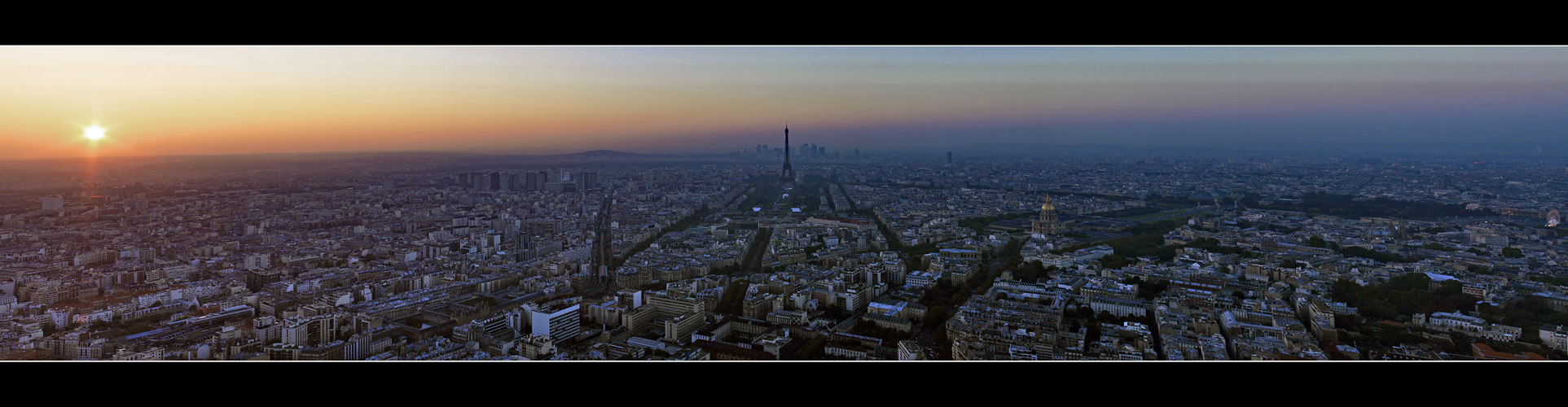 Paris in der Dämmerung