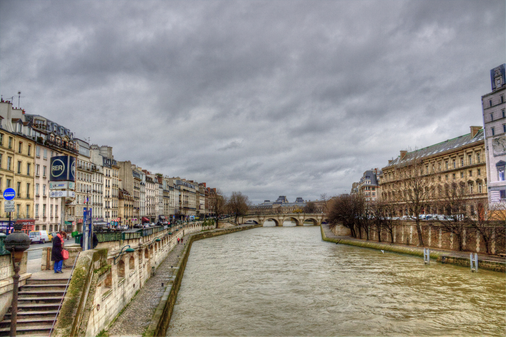 Paris in winter