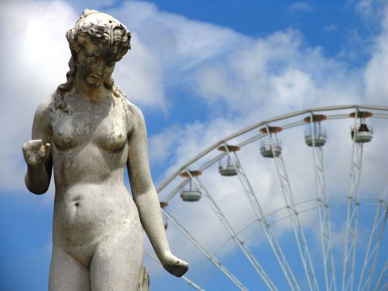 Paris - Jardin des Tuileries - "Komm, lass uns auch mal fahren!"