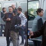 Paris: Jean Reno in einer Drehpause