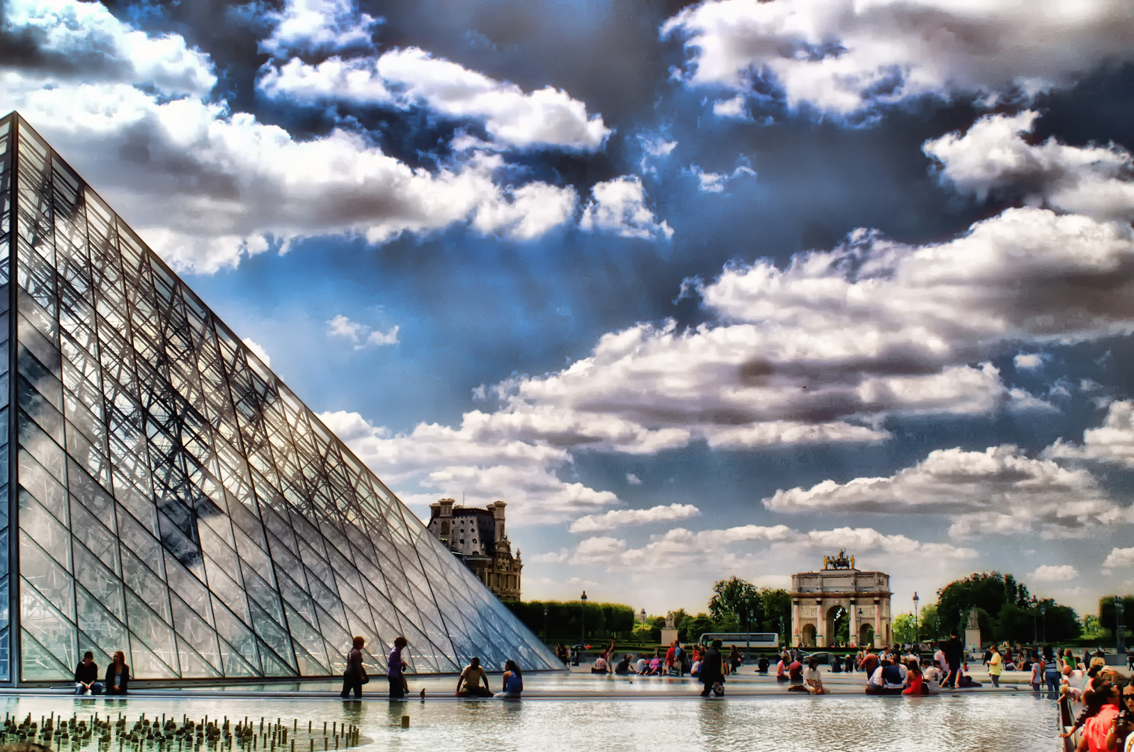 Paris Kuppel Louvre