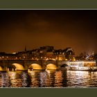 Paris, la nuit, la Seine